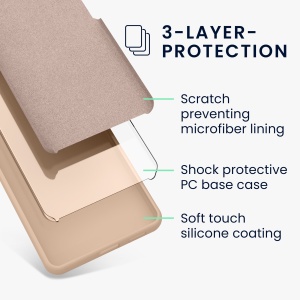 Husa Kwmobile pentru Google Pixel 8, Crem, Silicon, KWM000020JF017C - Img 12