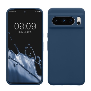 Husa Kwmobile pentru Google Pixel 8 Pro, Albastru inchis, Silicon, KWM0000208G030C - Img 1