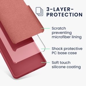 Husa Kwmobile pentru Google Pixel 8 Pro, Roz inchis, Silicon, KWM0000208G029C - Img 6