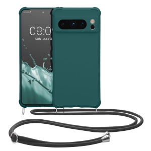 Husa Kwmobile pentru Google Pixel 8 Pro, Verde inchis, Silicon, KWM0000208U005C - Img 3