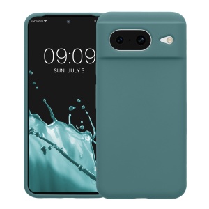 Husa Kwmobile pentru Google Pixel 8, Verde inchis, Silicon, KWM000020JF011C - Img 7
