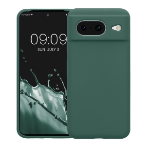 Husa Kwmobile pentru Google Pixel 8, Verde, Silicon, KWM0000208F018C - Img 2