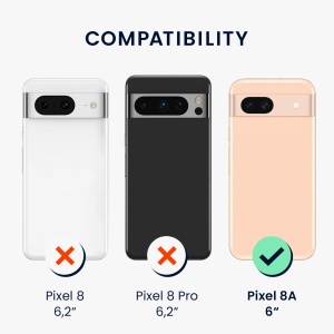 Husa Kwmobile pentru Google Pixel 8a, Albastru, Silicon, KWM000020KT008C - Img 5