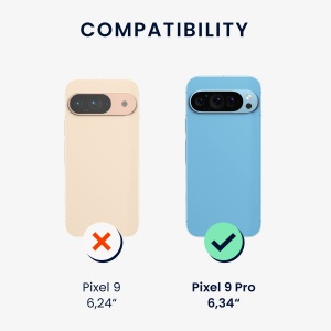 Husa Kwmobile pentru Google Pixel 9 Pro, Gri, Silicon, KWM000020PP003C - Img 5