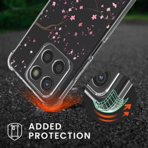 Husa Kwmobile pentru Honor X6a, Transparent/Roz, Silicon, KWM000020IC001C - Img 5