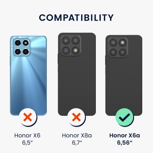 Husa Kwmobile pentru Honor X6a, Transparent/Roz, Silicon, KWM000020IC001C - Img 8