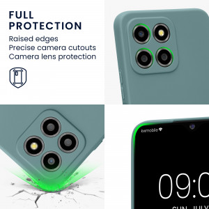 Husa Kwmobile pentru Honor X8 5G/X6/70 Lite, Verde, Silicon, 59879.207 - Img 4
