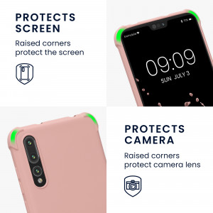 Husa Kwmobile pentru Huawei P20 Pro, Silicon, Roz, 52083.154 - Img 4