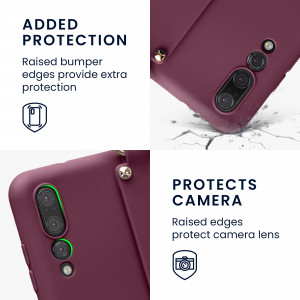 Husa Kwmobile pentru Huawei P20 Pro, Silicon, Violet, 56470.190 - Img 3