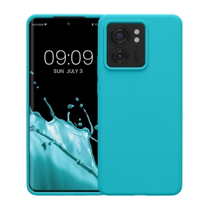Husa Kwmobile pentru Motorola Edge 40, Albastru deschis, Silicon, KWM0000197B012C - Img 2
