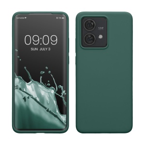 Husa Kwmobile pentru Motorola Edge 40 Neo, Verde, Silicon, KWM000022NV001C - Img 1