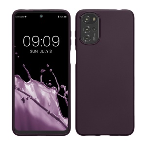 Husa Kwmobile pentru Motorola Moto G22, Violet inchis, Silicon, 61683.115 - Img 1
