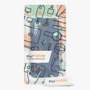 Husa kwmobile pentru Motorola Moto G52/Moto G82 5G, Silicon, Albastru, 58542.116 - Img 6