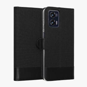 Husa Kwmobile pentru Motorola Moto G73, Negru, Textil/Silicon, 60833.73 - Img 4