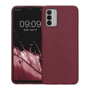 Husa Kwmobile pentru Nokia G42 5G, Visiniu, Silicon, KWM000021KN003C - Img 2