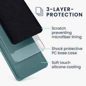 Husa Kwmobile pentru OnePlus 6, Verde deschis, Silicon, KWM0000099A035C - Img 5