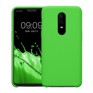 Husa Kwmobile pentru OnePlus 6, Verde, Silicon, KWM0000099A032C - Img 2