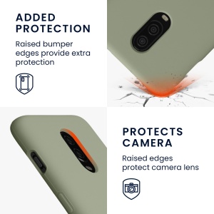 Husa Kwmobile pentru OnePlus 6T, Verde deschis, Silicon, KWM000009BL039C - Img 4
