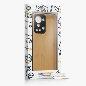 Husa Kwmobile pentru OnePlus Nord 2T, Maro deschis, Lemn/Silicon, 58766.24 - Img 6