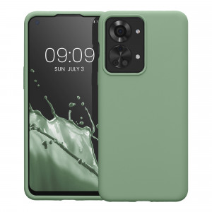 Husa kwmobile pentru OnePlus Nord 2T , Silicon, Verde, 58764.243 - Img 2