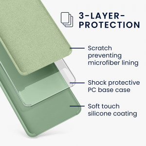 Husa kwmobile pentru OnePlus Nord 2T , Silicon, Verde, 58764.243 - Img 5