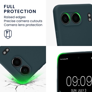 Husa Kwmobile pentru OnePlus Nord 4, Verde inchis, Silicon, KWM000022VI002C - Img 4