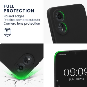 Husa Kwmobile pentru OPPO A38/A18, Negru, Silicon, KWM000020QM001C - Img 4
