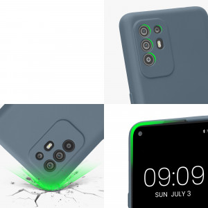 Husa kwmobile pentru OPPO A94 5G, Silicon, Gri, 58332.12 - Img 7
