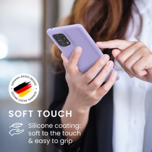Husa Kwmobile pentru OPPO Find X5, Silicon, Mov, 57629.108 - Img 5