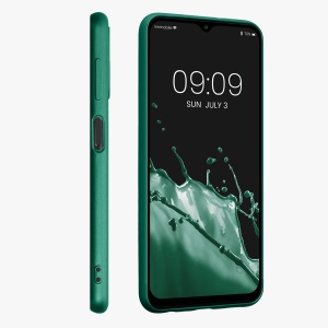 Husa Kwmobile pentru Samsung Galaxy A13, Verde, Silicon, KWM000015KX019C - Img 3