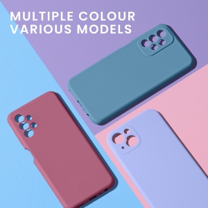 Husa Kwmobile pentru Samsung Galaxy A14 5G, Albastru, Silicon, 60808.224 - Img 3