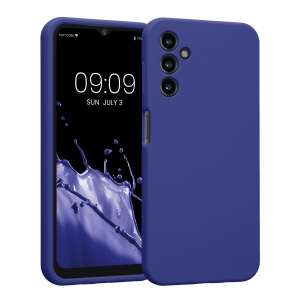 Husa Kwmobile pentru Samsung Galaxy A14 5G, Albastru, Silicon, KWM000018GD021C - Img 1