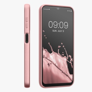 Husa Kwmobile pentru Samsung Galaxy A14 5G, Roz, Silicon, 61163.31 - Img 3