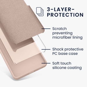 Husa Kwmobile pentru Samsung Galaxy A15 5G, Crem, Silicon, KWM000021MF019C - Img 5