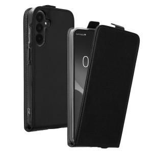 Husa Kwmobile pentru Samsung Galaxy A15 5G, Negru, Piele ecologica, KWM000021OM001C - Img 2
