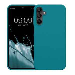Husa Kwmobile pentru Samsung Galaxy A15 5G, Verde, Silicon, KWM000021MH003C - Img 2