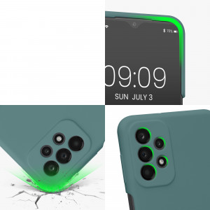 Husa kwmobile pentru Samsung Galaxy A23 /Galaxy A23 5G, Silicon, Verde, 57829.207 - Img 7