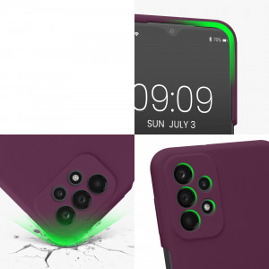 Husa Kwmobile pentru Samsung Galaxy A23, Silicon, Violet, 57829.187 - Img 8