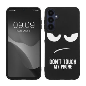 Husa Kwmobile pentru Samsung Galaxy A25, Negru/Alb, Silicon, KWM000021QB001C - Img 1