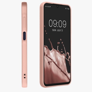 Husa Kwmobile pentru Samsung Galaxy A25, Roz, Silicon, KWM000021MZ001C - Img 4
