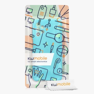 Husa Kwmobile pentru Samsung Galaxy A32 5G, Albastru deschis, Silicon, KWM000012IW049C - Img 7
