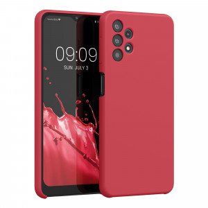 Husa Kwmobile pentru Samsung Galaxy A32 5G, Silicon, Rosu, 54336.208 - Img 1