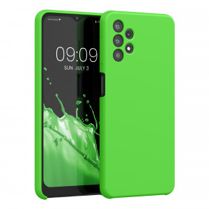 Husa Kwmobile pentru Samsung Galaxy A32 5G, Silicon, Verde, 54336.159 - Img 1