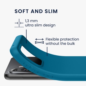 Husa Kwmobile pentru Samsung Galaxy A33 5G, Albastru, Silicon, KWM000015FQ012C - Img 6