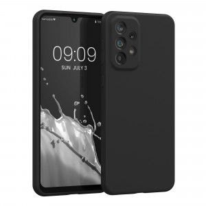 Husa Kwmobile pentru Samsung Galaxy A33 5G, Silicon, Negru, 57806.01 - Img 1