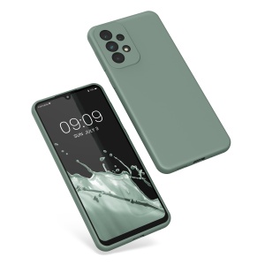 Husa Kwmobile pentru Samsung Galaxy A33 5G, Verde, Silicon, KWM000015GQ050C - Img 2