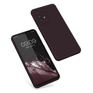 Husa Kwmobile pentru Samsung Galaxy A33 5G, Violet inchis, Silicon, 57833.114 - Img 2
