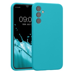 Husa Kwmobile pentru Samsung Galaxy A34 5G, Albastru deschis, Silicon, 60807.205 - Img 1