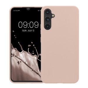 Husa Kwmobile pentru Samsung Galaxy A34 5G, Crem, Silicon, 60809.225 - Img 2