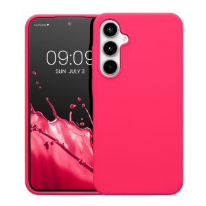 Husa Kwmobile pentru Samsung Galaxy A35, Roz, Silicon, KWM000021PA004C - Img 2